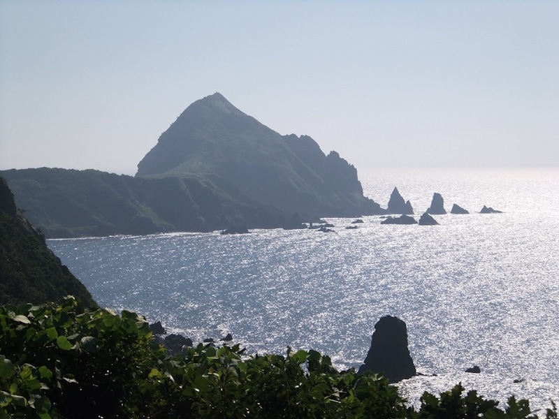 二ツ亀から眺める大野亀