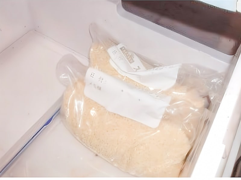 米は小分けにして野菜室で保存