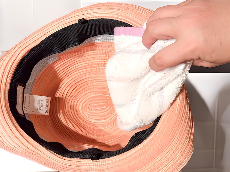 麦わら帽子の洗い方