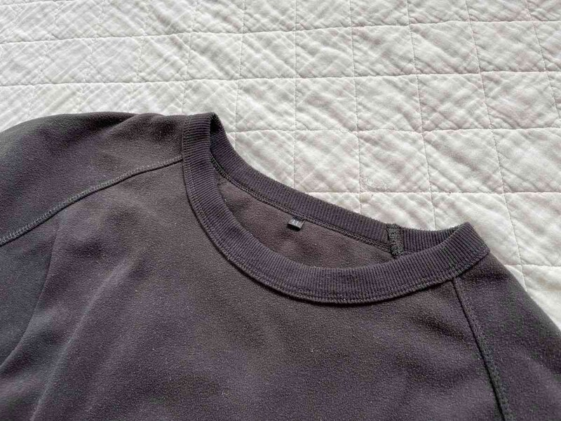 襟の毛玉が綺麗に取れた