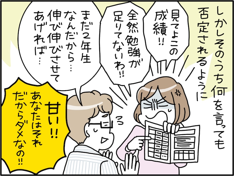 まずは否定的な言葉を使う妻