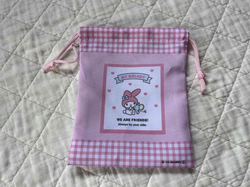 ダイソーの「マイメロディ クロミ ミニ巾着」