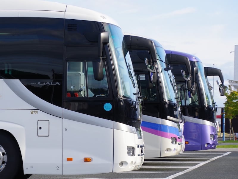 貸切バスがよく使われる修学旅行