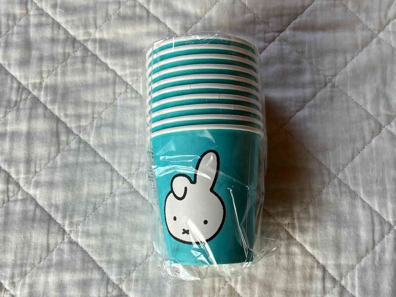 ダイソーの「ペーパーカップ ミッフィー 205mL」
