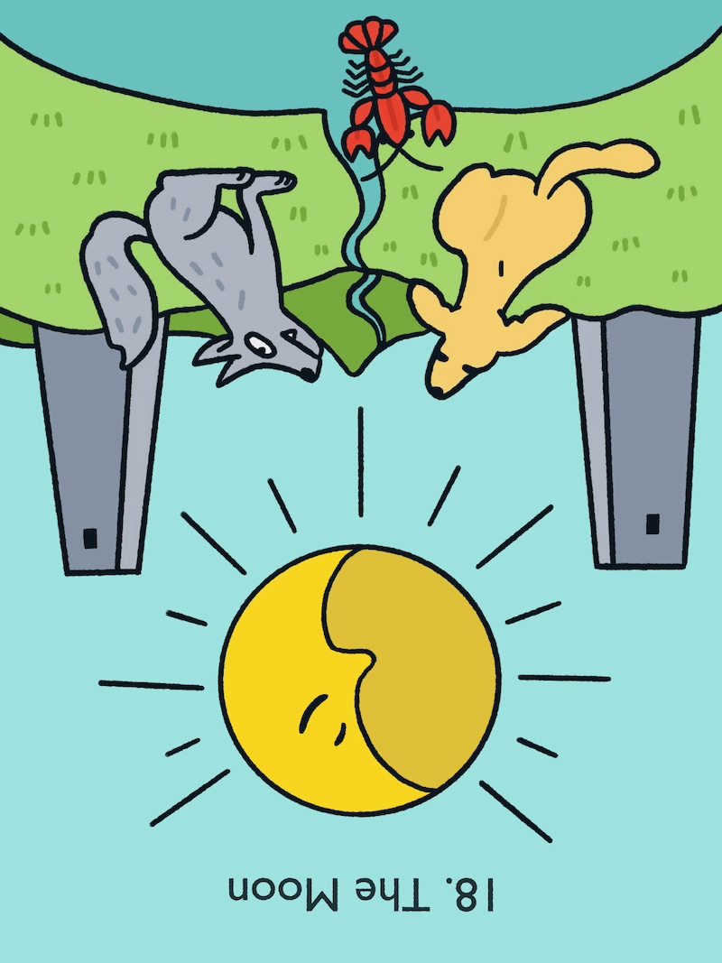 月(The Moon)/逆位置