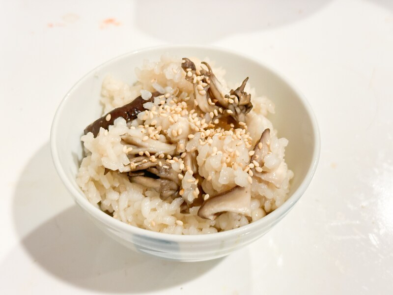 冷凍きのこミックスレシピ　炊き込みご飯
