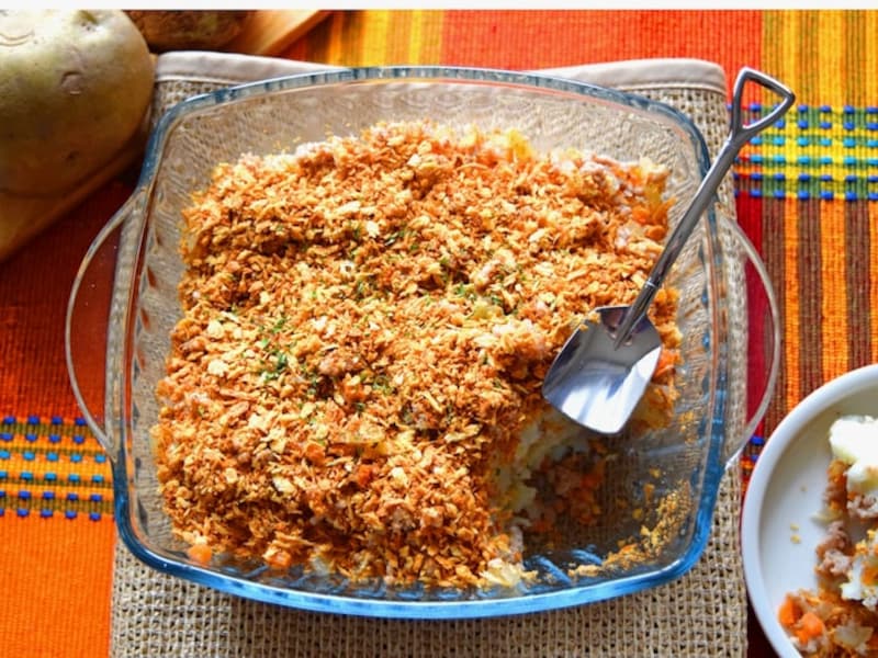 里芋とじゃがいものスコップコロッケ