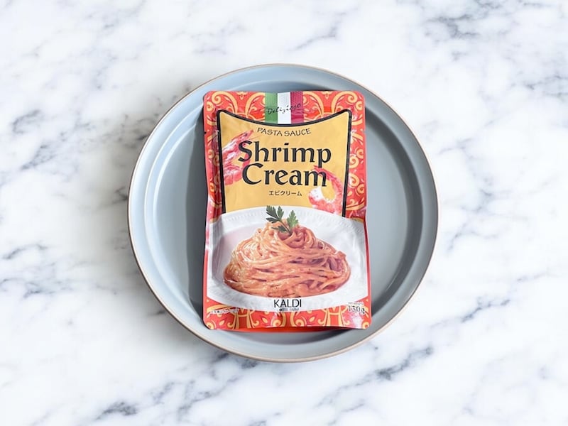 カルディ「パスタソース　エビクリーム」