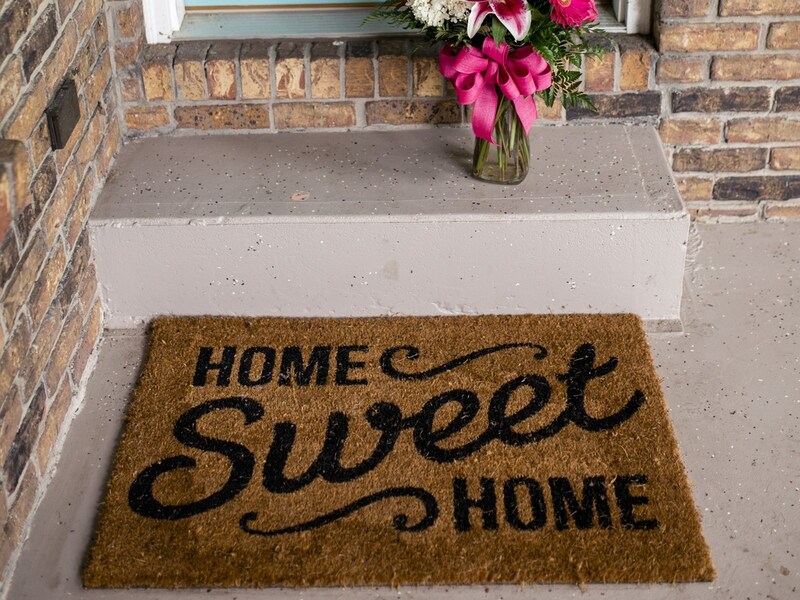 玄関外のマット