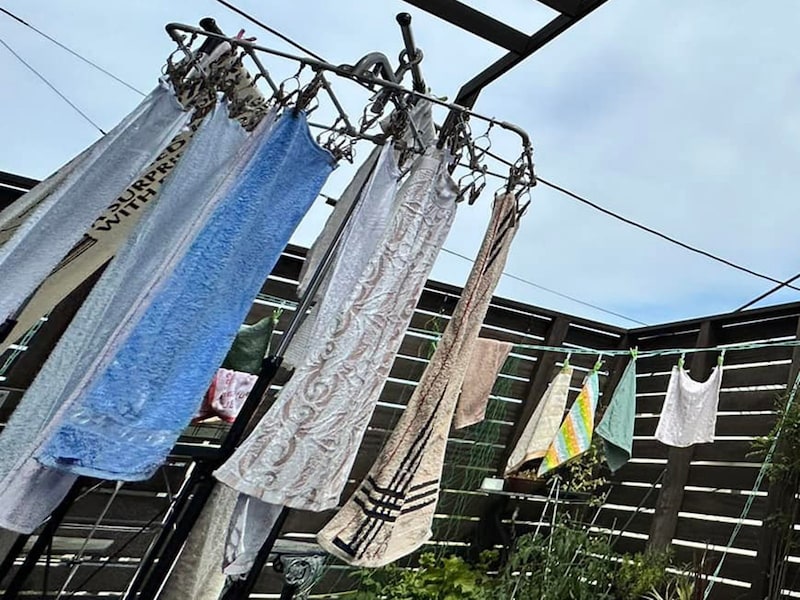 タオルの干し方