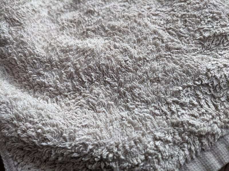 交換時期のタオル