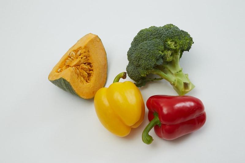 ビタミン類の多いカラフルな野菜