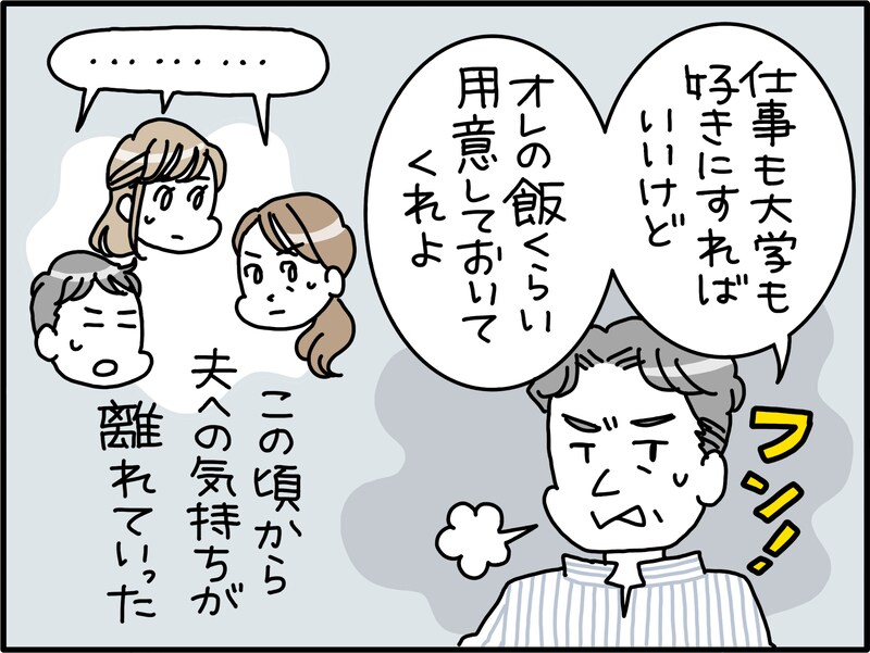 娘の20歳の誕生日に離婚を申し出た