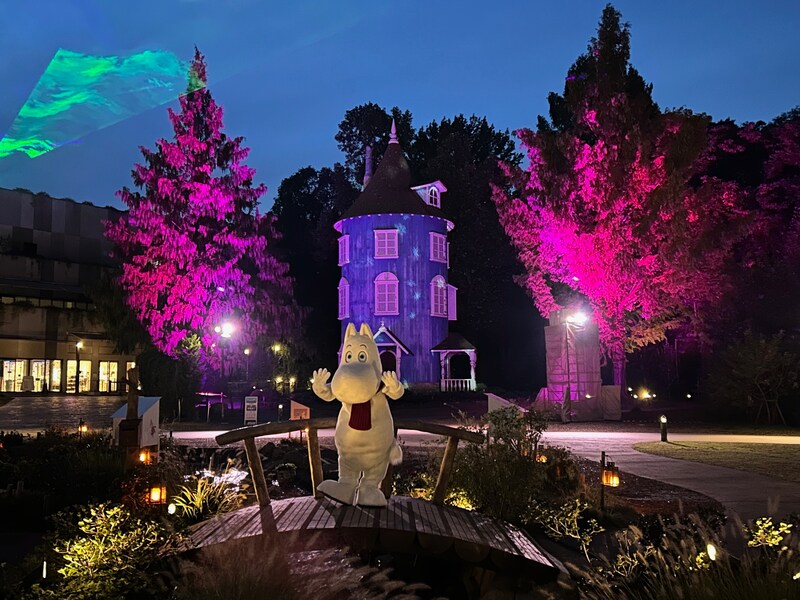 プロジェクションマッピングやオーロラが出現