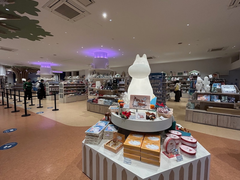コケムス1階の「ムーミン谷の売店」