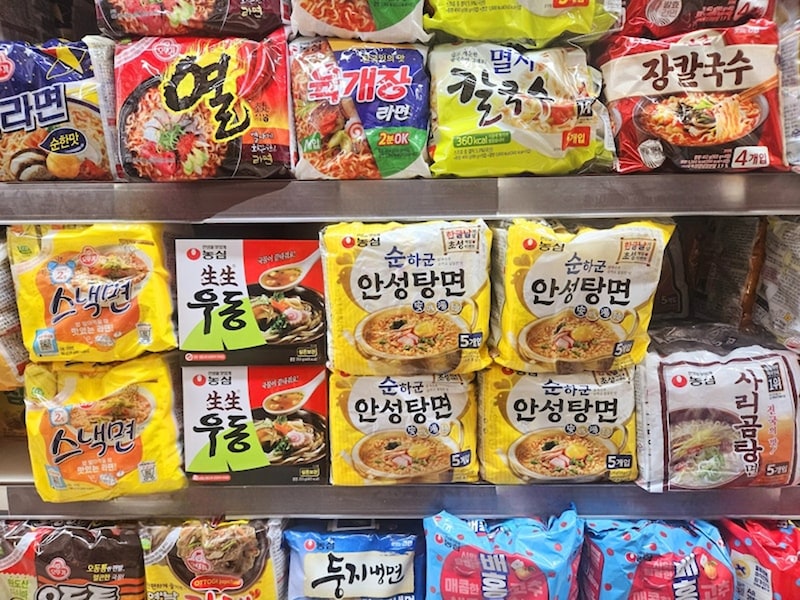 韓国のインスタントラーメン