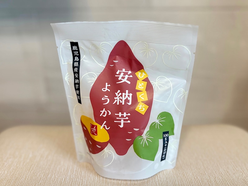 「ひとくち安納芋ようかん 100g」 378円(税込)