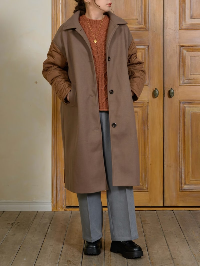 こなれて見えるブラウン系&グレーの配色も真似したいポイント 出典:WEAR