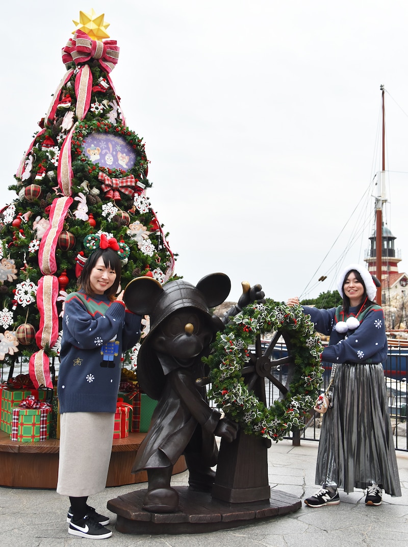 ミッキーマウスプルートダッフィー クリスマスオーナメント
