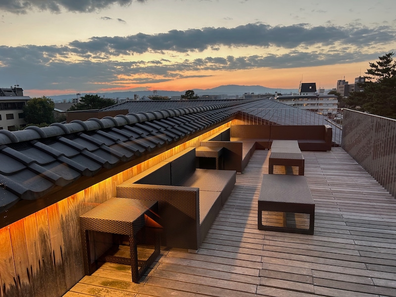 五重塔を目の前に望む「星宙テラス」