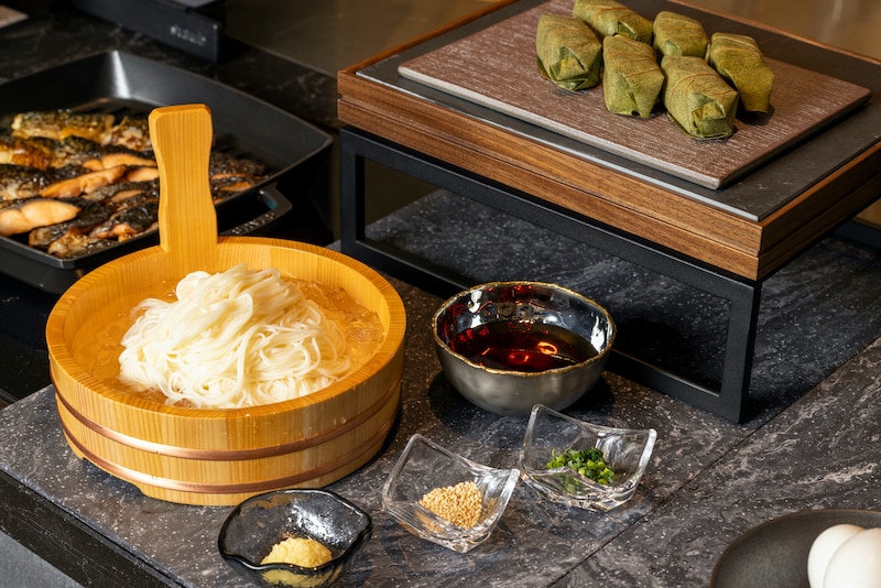 ノボテル奈良の朝食ブッフェの一例