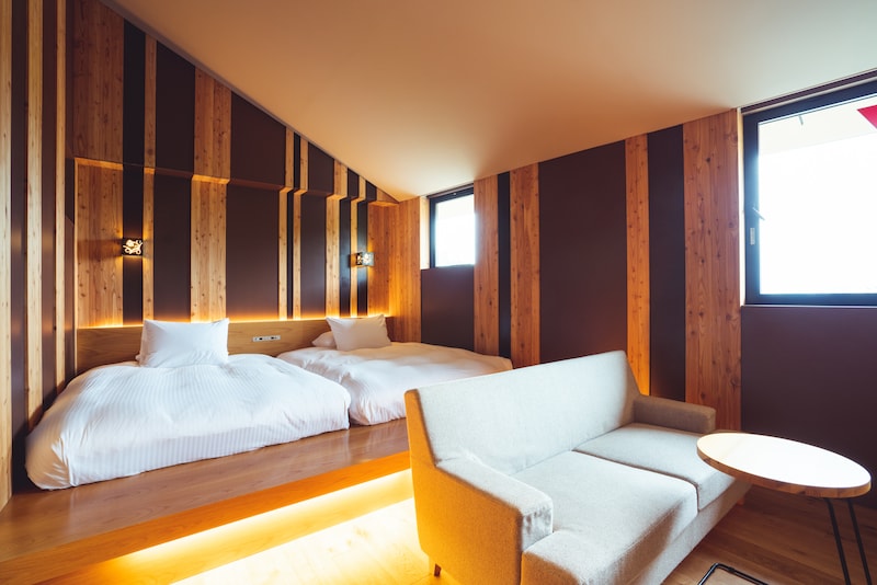 ハリウッドツインルームの「青丹~あおに~」