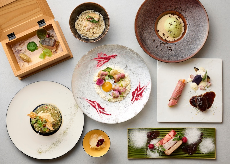 ディナーコースの一例