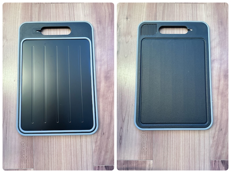 ニトリ解凍プレート付きまな板