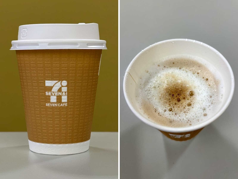 セブンイレブン セブンカフェ ホットカフェラテR 税込190.08円