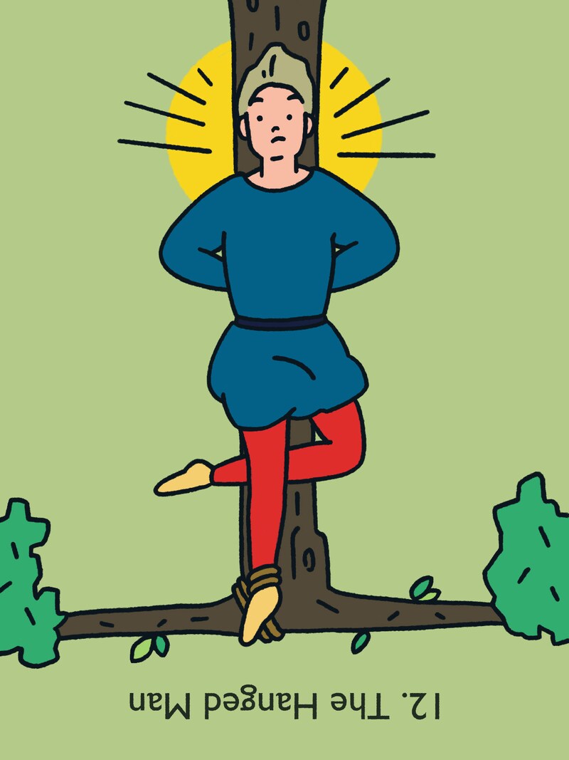 吊るされた男(The Hanged Man)/逆位置