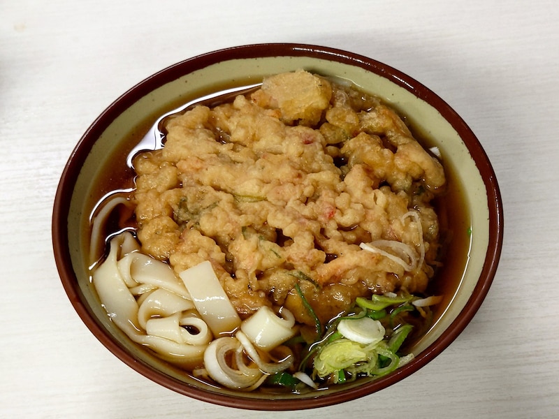 天ぷらきしめん(460円)