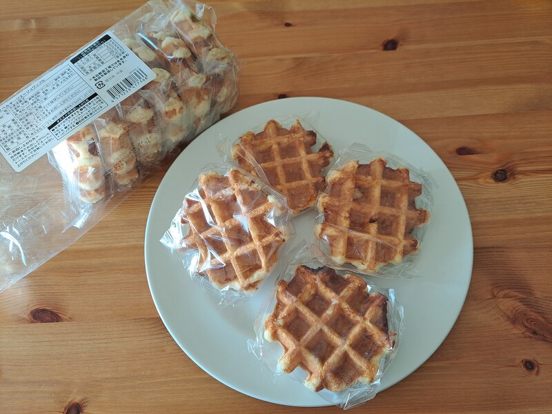 ロピアの「ベルギーリエージュワッフル」