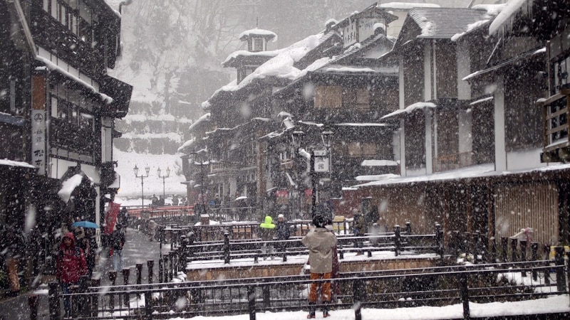 銀山温泉の温泉街(5)