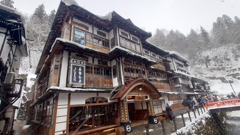 銀山温泉・本館古勢起屋