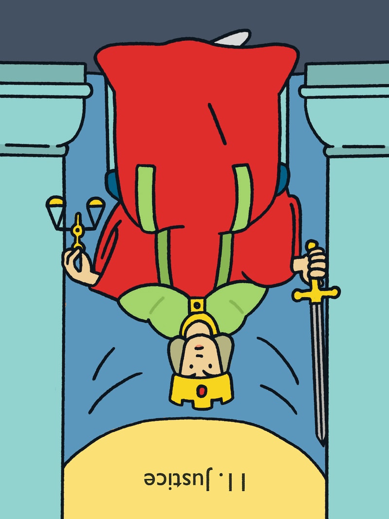 正義（Justice）／逆位置