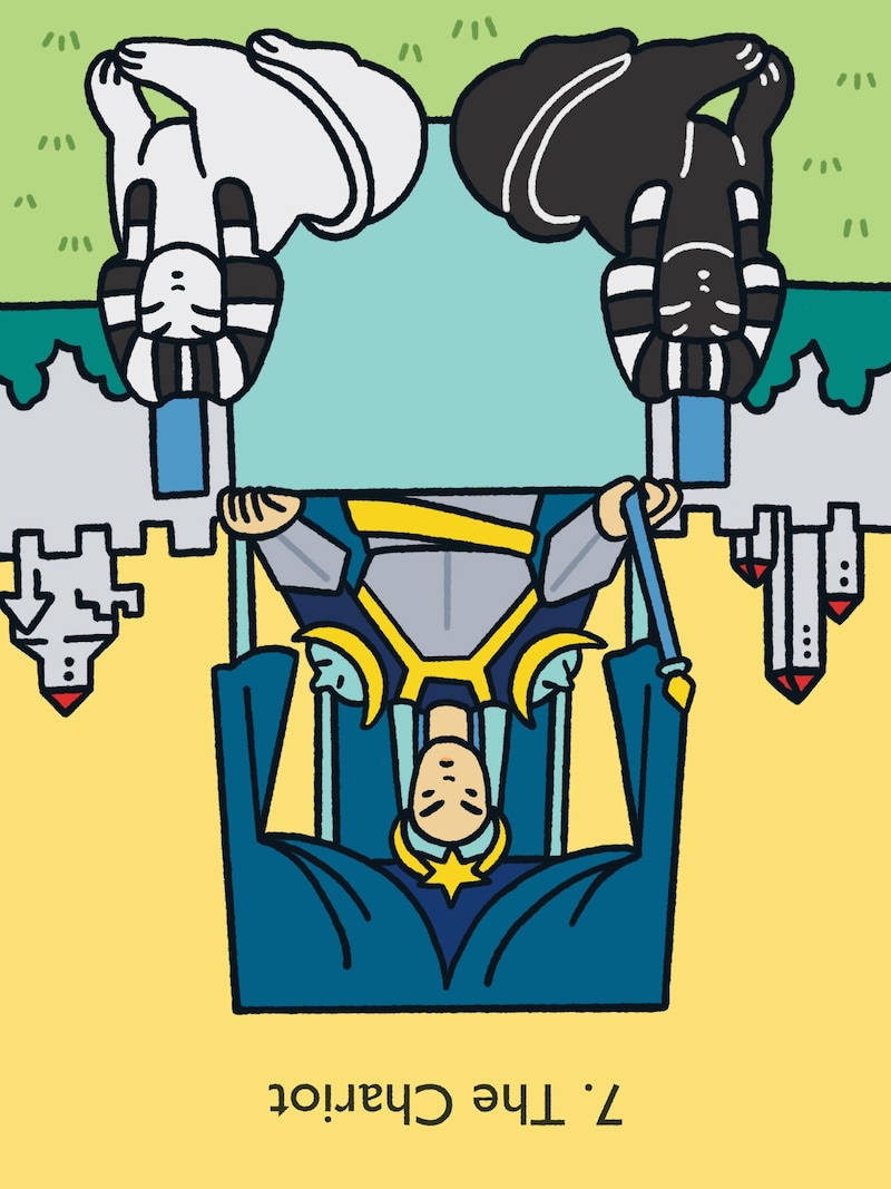 戦車（The Chariot）／逆位置