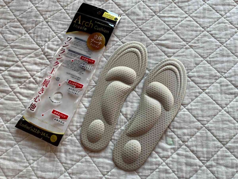 セリアの「アーチクッションインソール」
