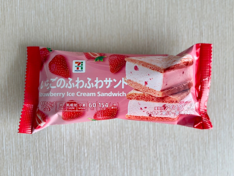 「いちごのふわふわサンド 60ml」 246円（税込）