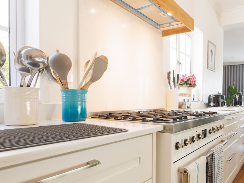 調理器具があるキッチン