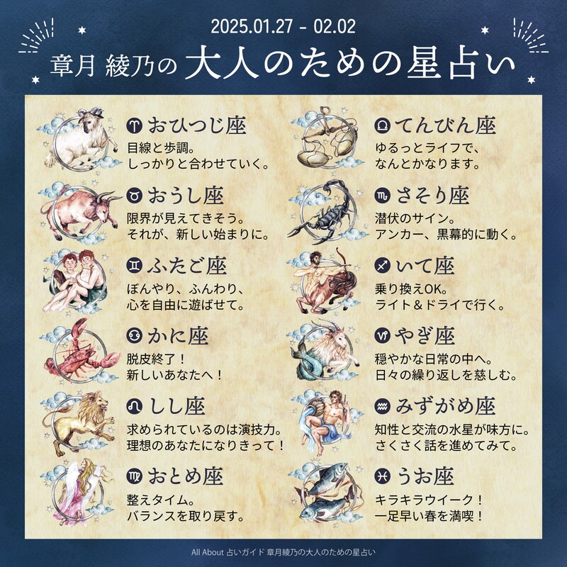 章月綾乃からあなたへ送る今週のメッセージ