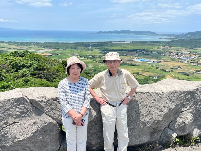 2年前の春、北海道に住む筆者の両親を石垣島に招待した