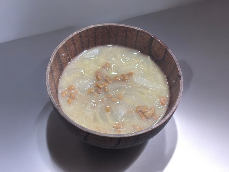 納豆味噌汁