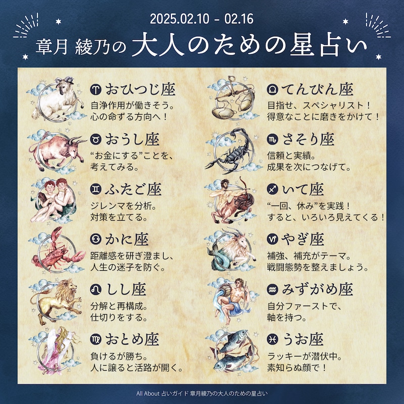 章月綾乃からあなたへ送る今週のメッセージ