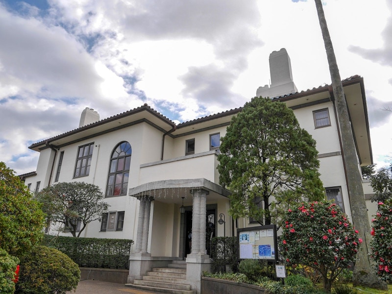 横浜市イギリス館正門(2018年12月13日撮影)