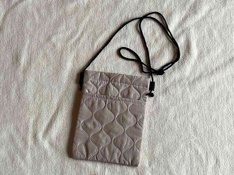 セリアの「ソニックキルトサコッシュ」は価格もサイズもお手頃