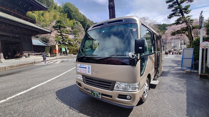 身延山久遠寺・乗合タクシー
