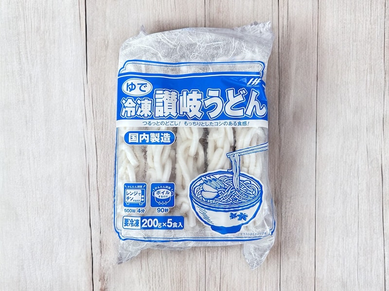 業務スーパーおすすめ「冷凍讃岐うどん」