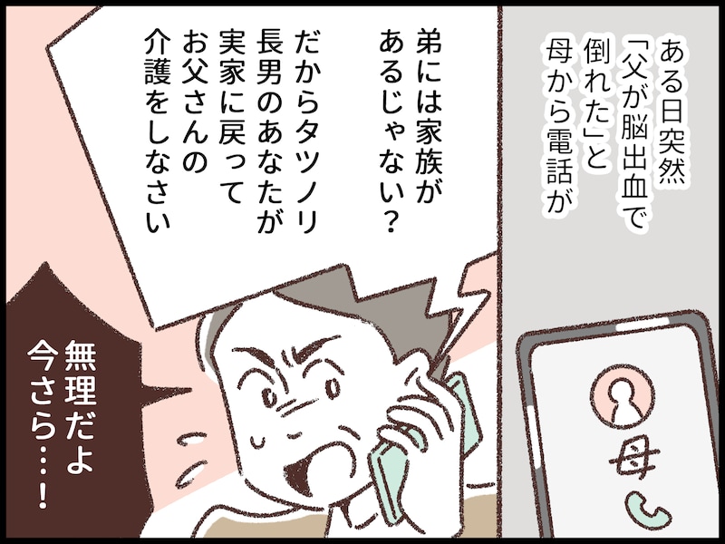 半ば絶縁状態だった毒親から介護要請