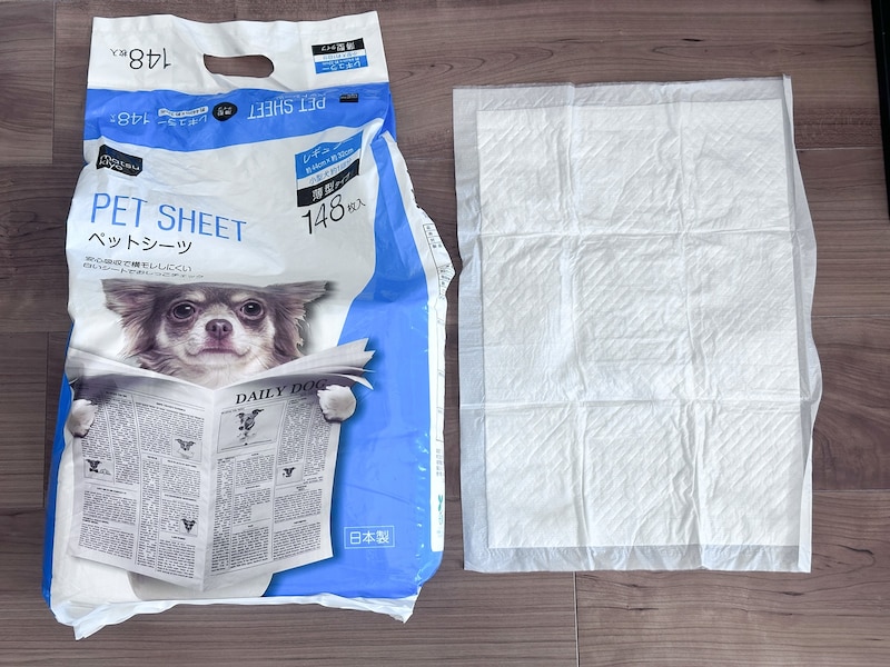 凝固剤代わりに使えるペットシーツ
