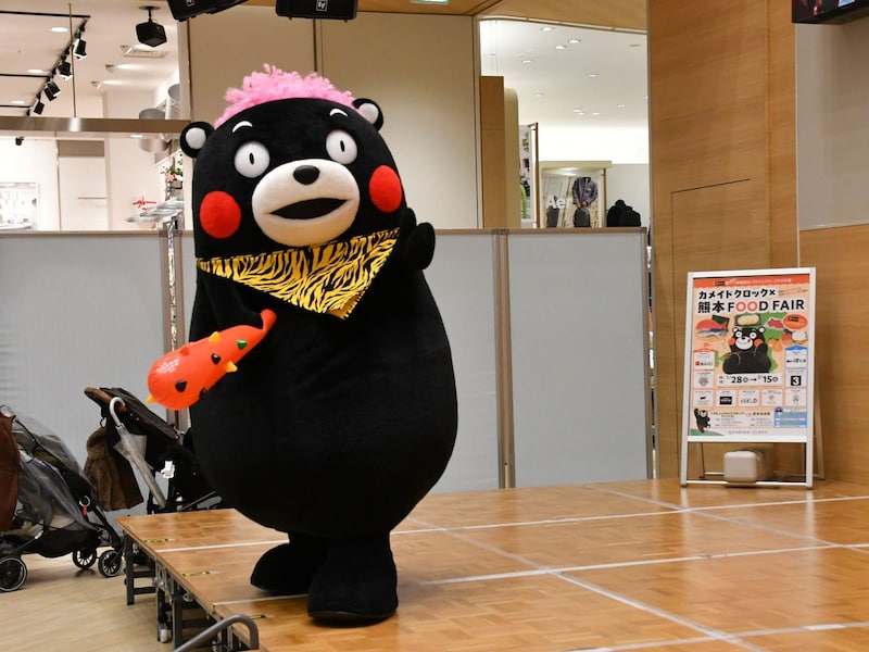 愛嬌たっぷりの鬼モン＝2月2日、東京都江東区